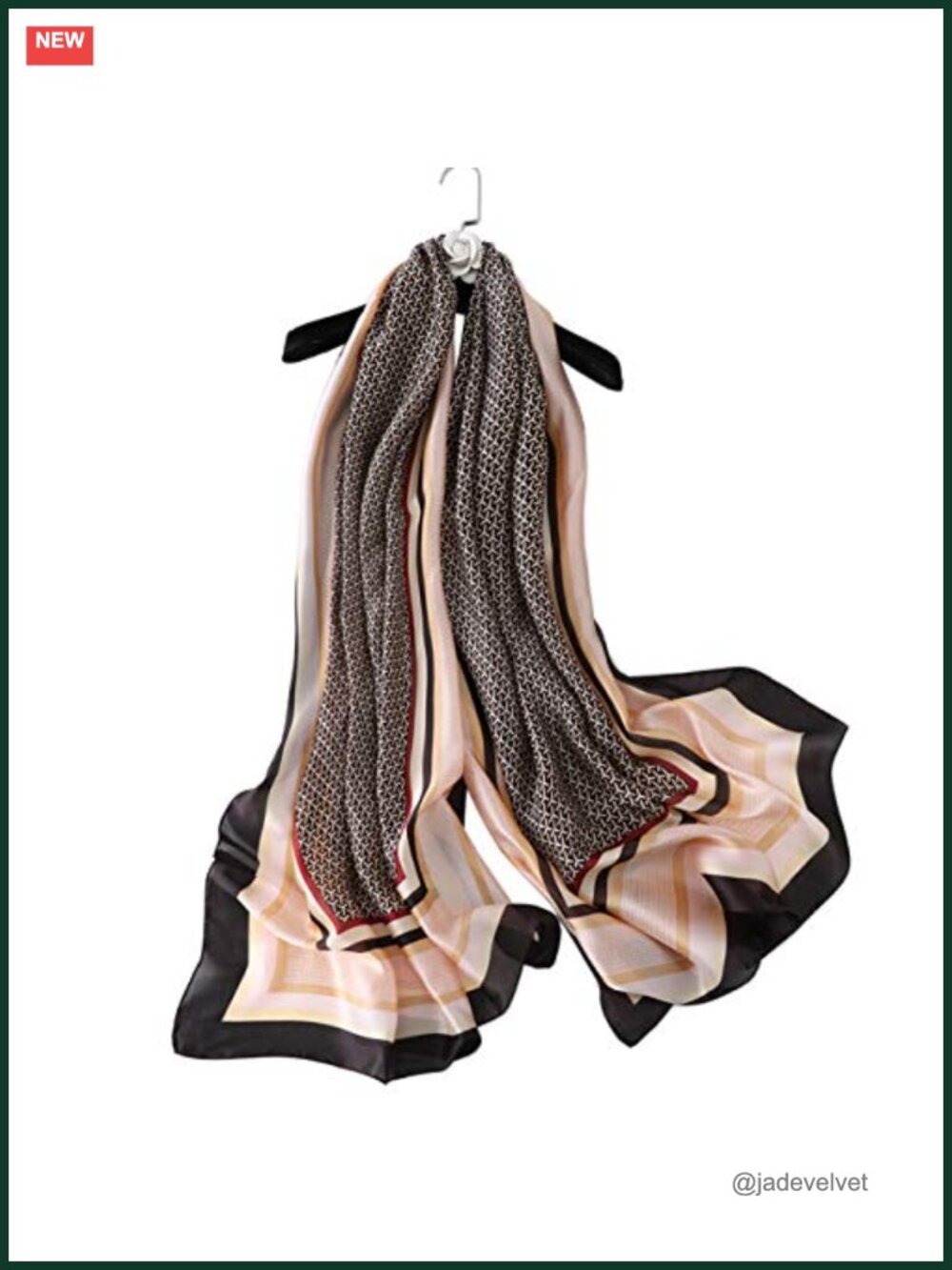 100% Mulberry Silk Long Lightweight Shawl Wrap Fashion Scarf
